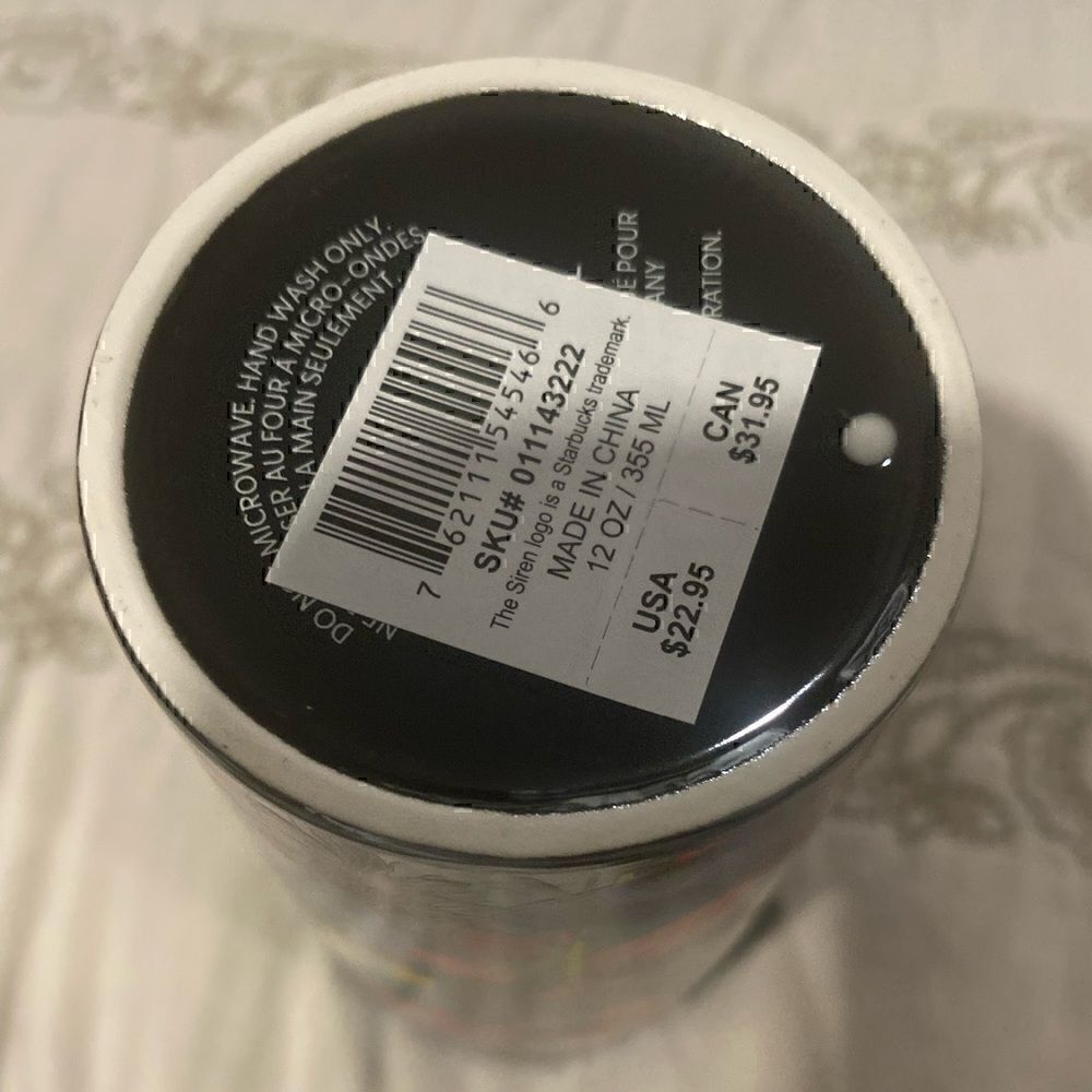 Starbucks 2023 Summer ‘Immersive Florals Luster’ Ceramic Mug Tumbler Like New - Picture 3 of 4